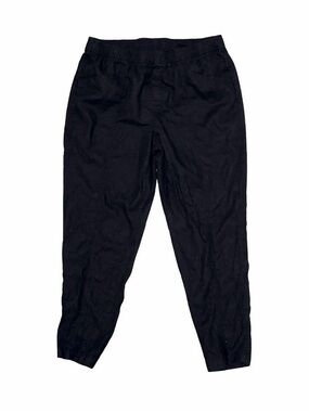 Old Navy Black Women's linen Blend Pants with Elastic Waist